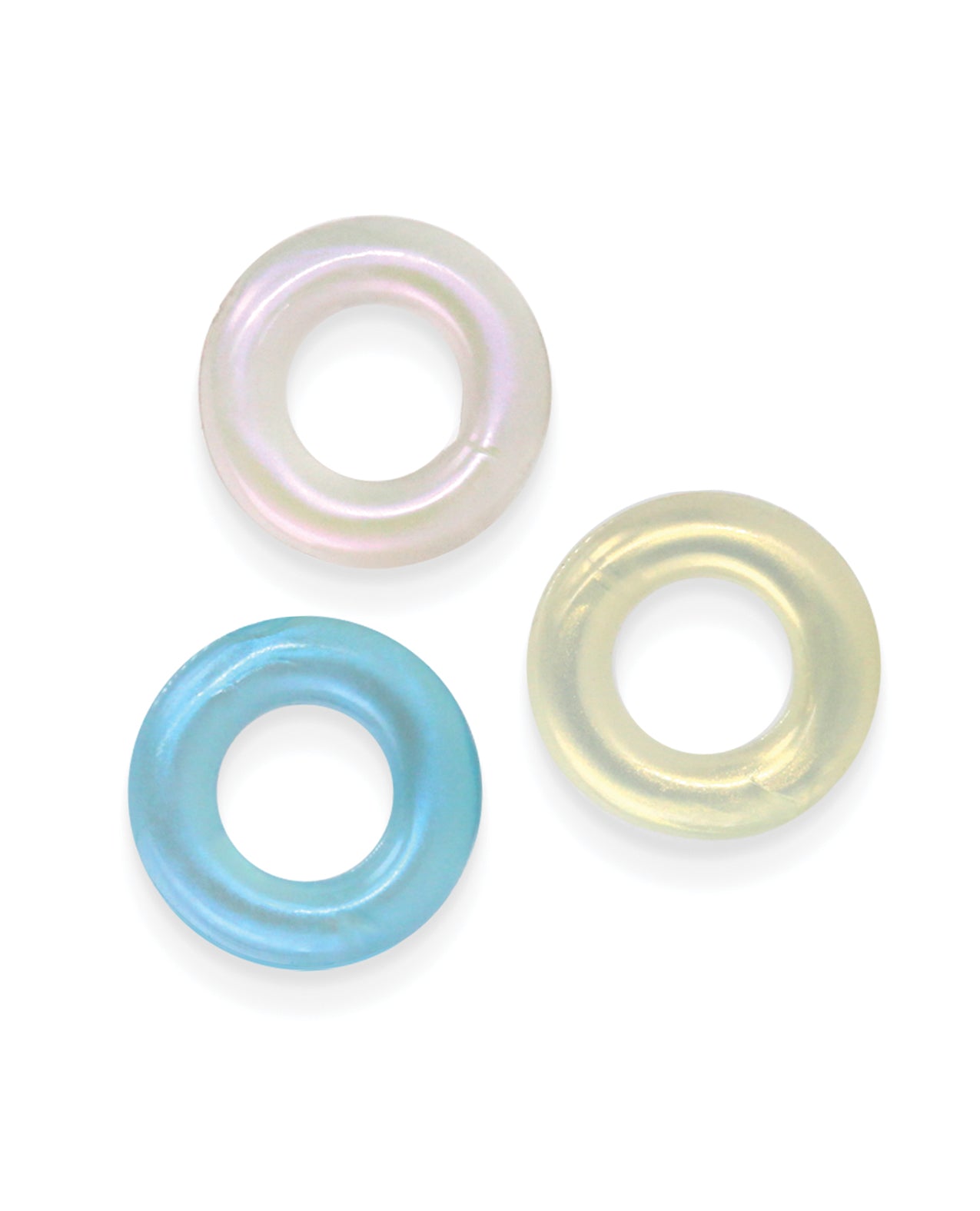 Fantasia Stamina Cock Rings - Multi Color by Cock & Balls