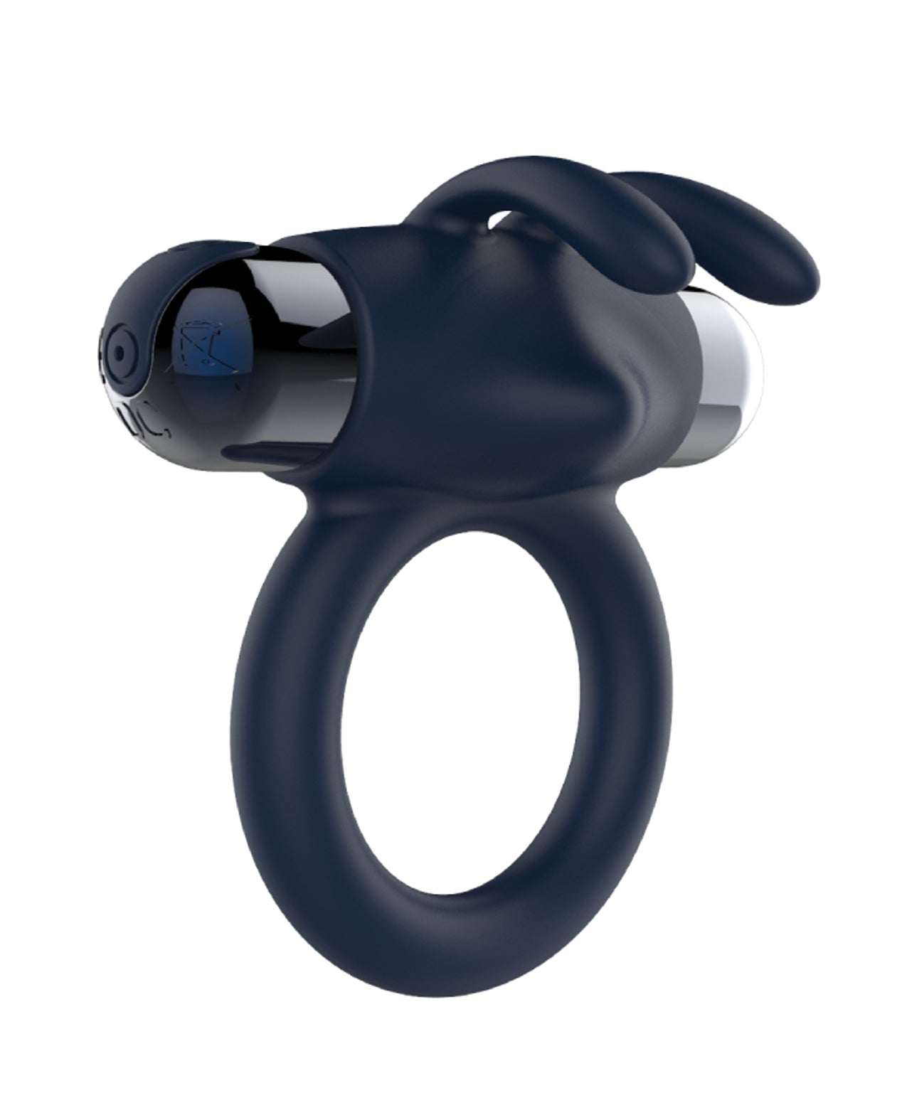 Blue Galaxy Ring Bullet vibe cock ring with 10-speed settings and comfort fit for solo or shared pleasure