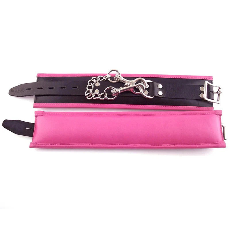 Rouge Padded Ankle Cuffs with Secure Buckle Closure and Comfortable Padding by Bondage & Fetish Toys