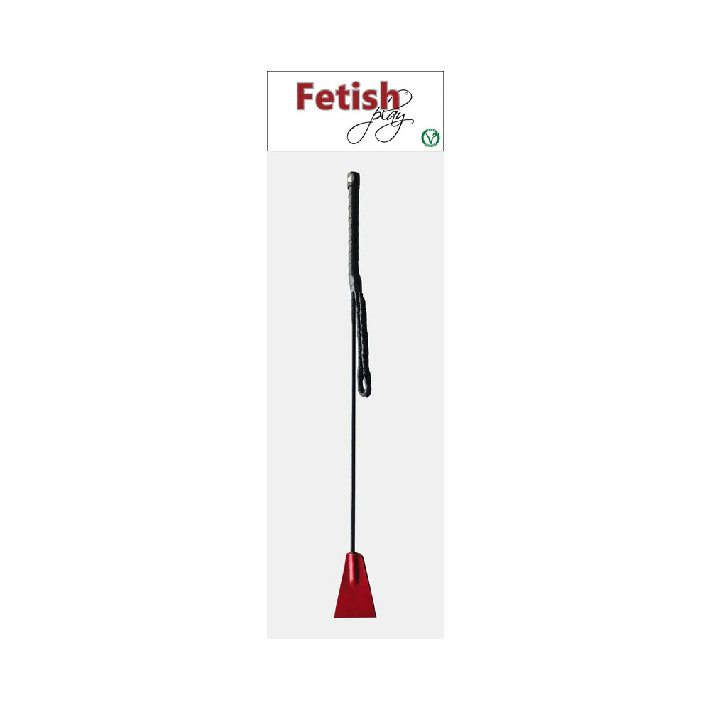 Rouge Fetish Play Vegan Riding Crop Red by Bondage & Fetish Toys