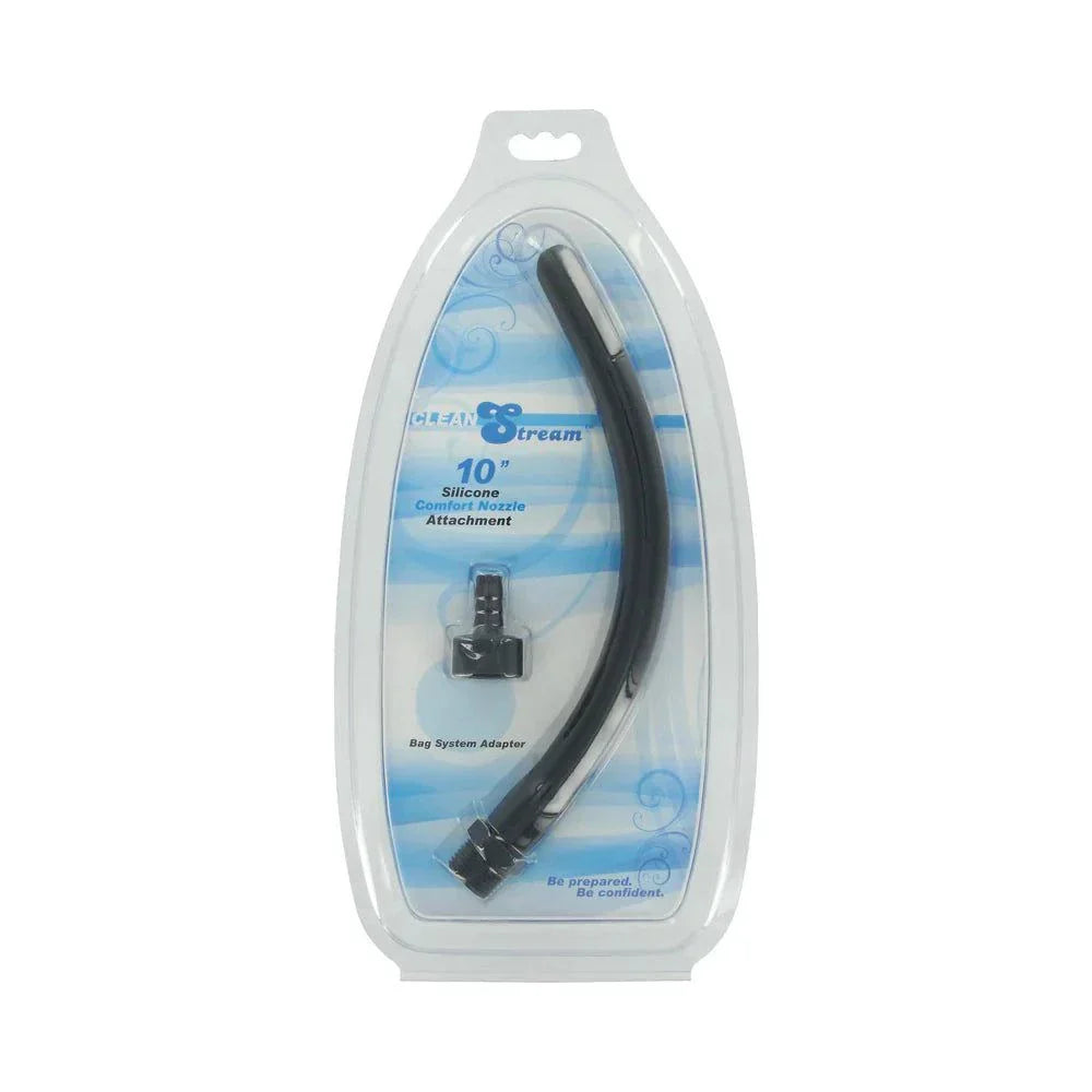 CleanStream Comfort Nozzle black silicone tip flexible cleansing attachment in retail packaging