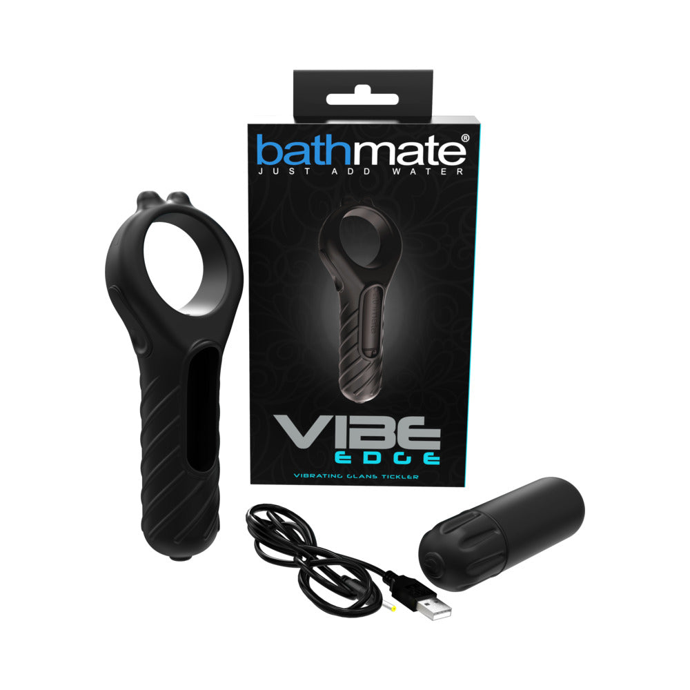 Bathmate Vibe Edge Vibrating Glands Tickler by Masturbators and Strokers