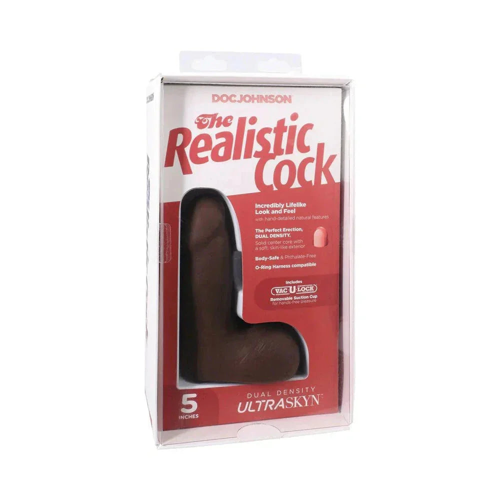 The Realistic Cock ULTRASKYN Vac-U-Lock Dildo with Balls Vanilla