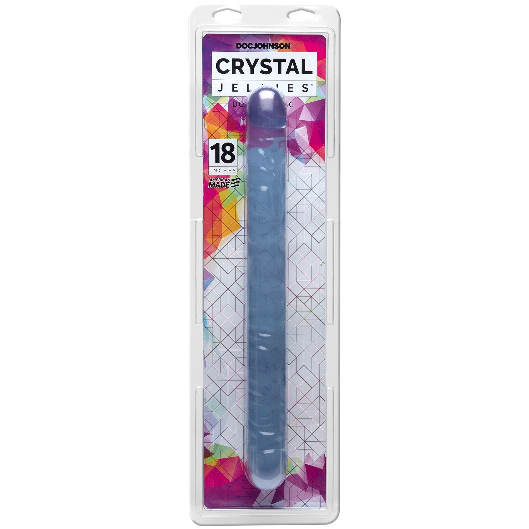 Crystal Jellies 18 Inch Double Dong - Clear by Anal Toys & Stimulators
