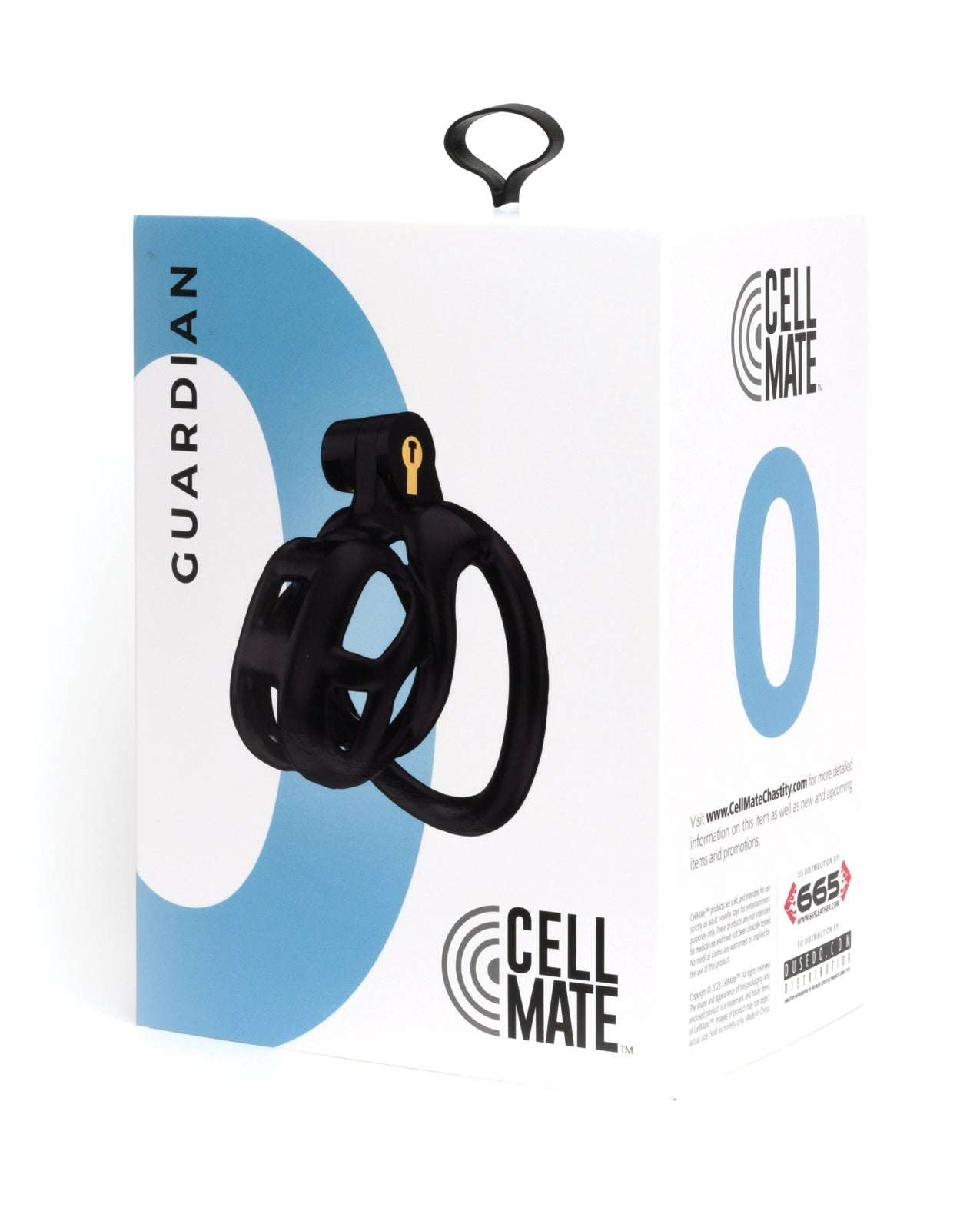 Sport Fucker Cellmate Guardian black male chastity cage size 0 with escape-proof resin design and ergonomic rings