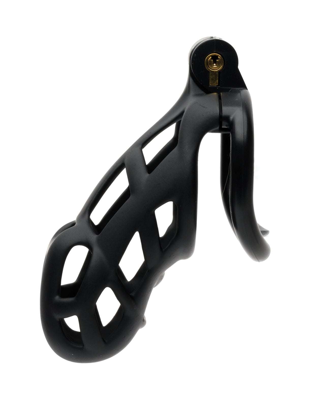 Sport Fucker Cellmate FlexiSpike black male chastity cage with lock