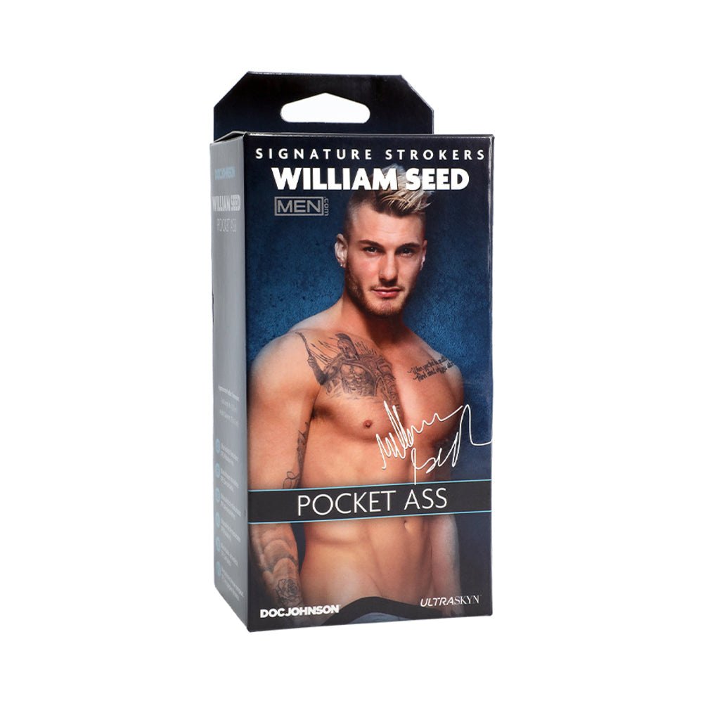 Signature Strokers William Seed ULTRASKYN Pocket Ass by Masturbators and Strokers