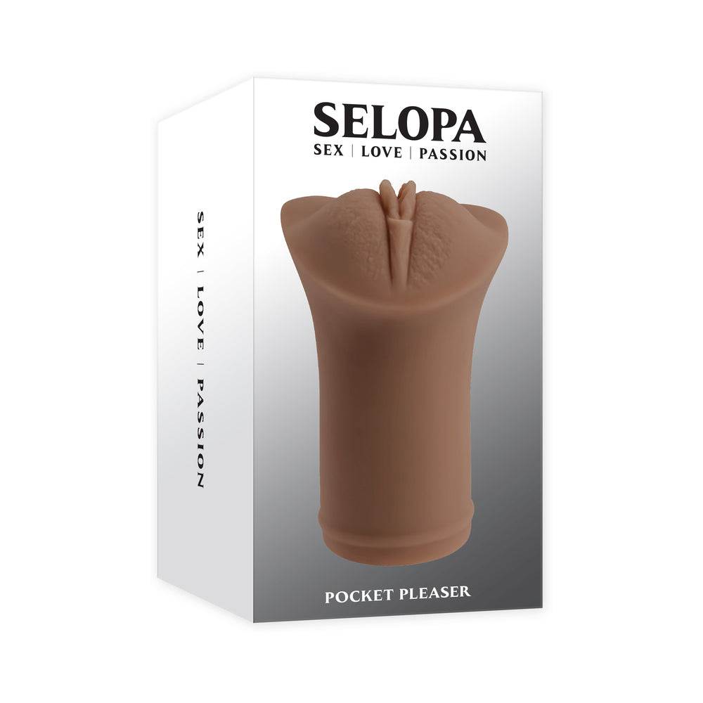Selopa Pocket Pleaser Stroker Dark by Masturbators and Strokers