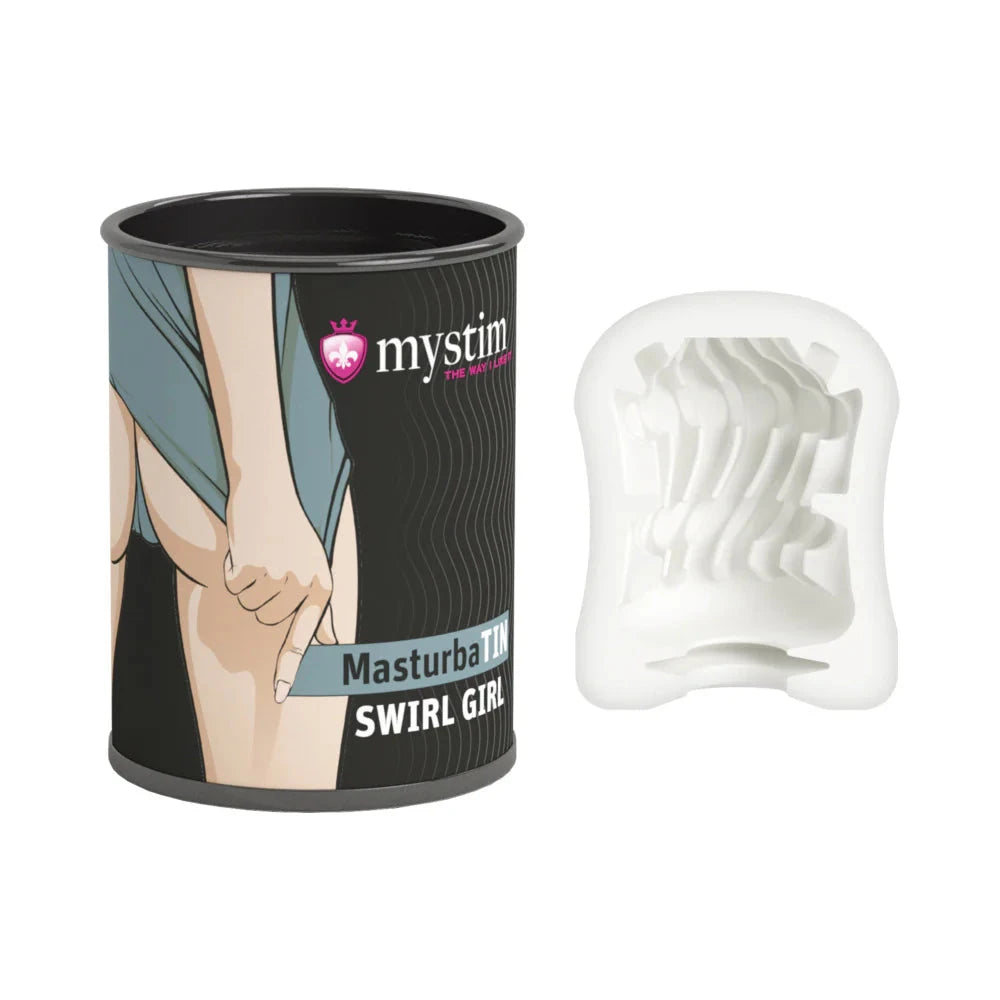 Mystim MasturbaTIN Swirl Girl Stroker by Masturbators and Strokers