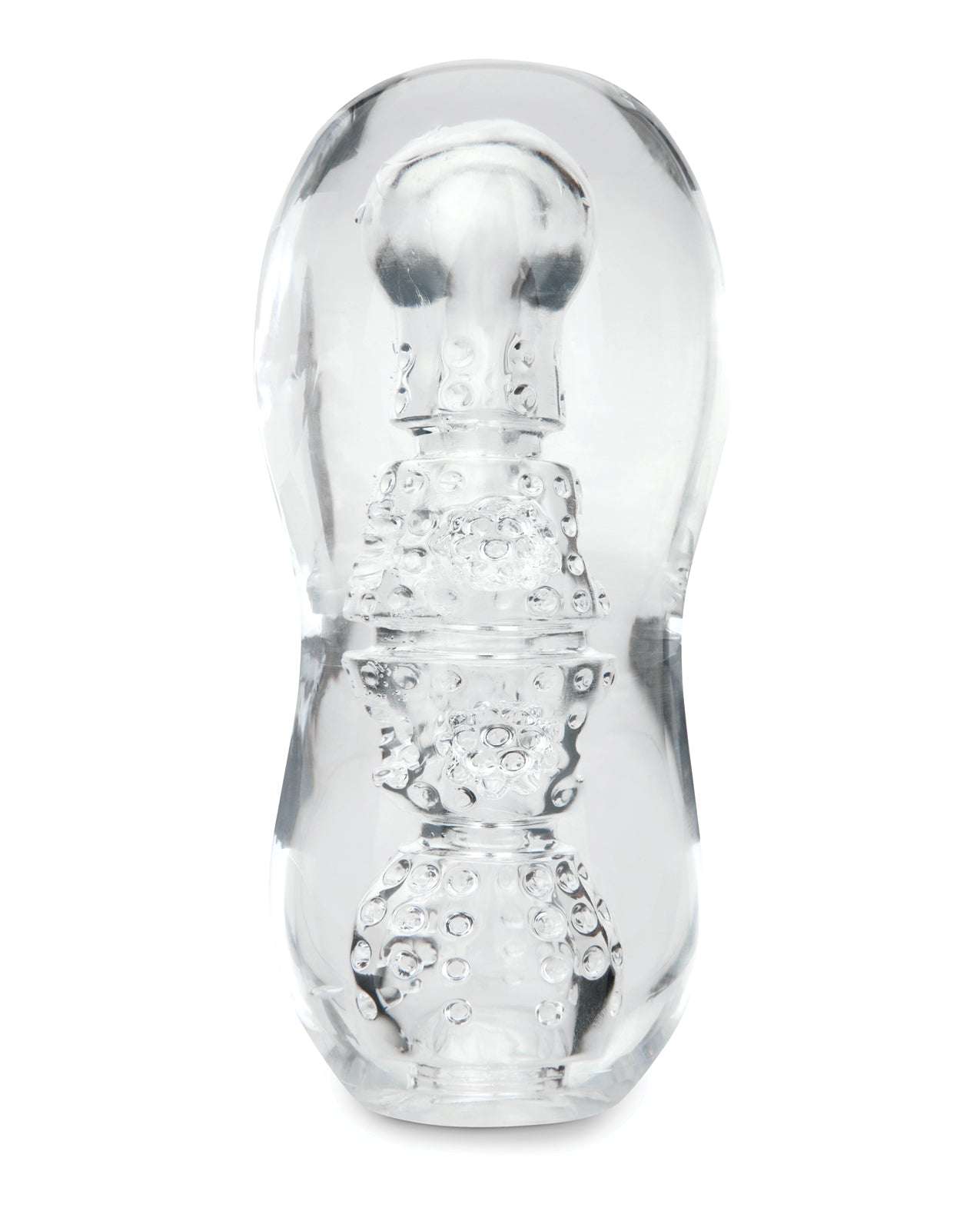 ZOLO Gripz Dotted Stroker - Clear by Masturbators and Strokers