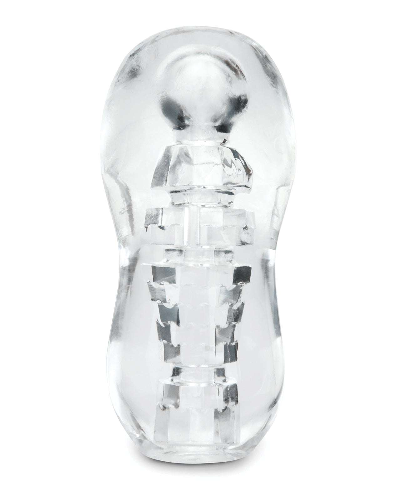 ZOLO Gripz Spinner Stroker - Clear by Masturbators and Strokers