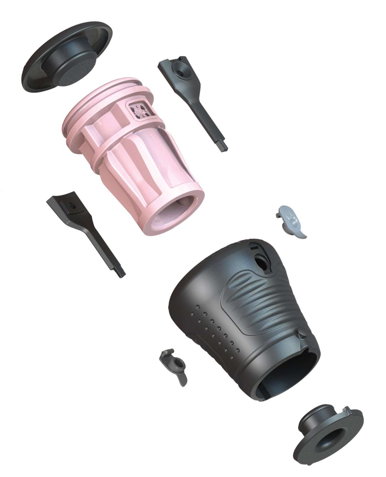ElectraStim Jack Socket e-stim stroker with interchangeable sleeves and silicone outer casing components