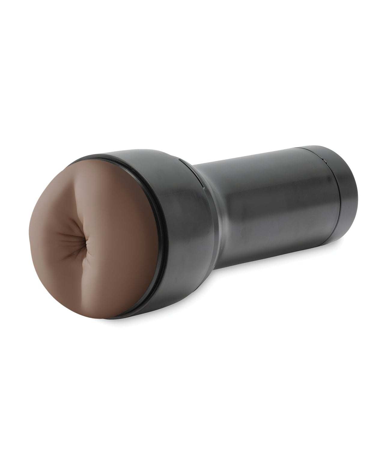 Kiiroo Feel Stroker Generic Butt in mid brown with realistic skin-like texture and black outer casing for interactive pleasure
