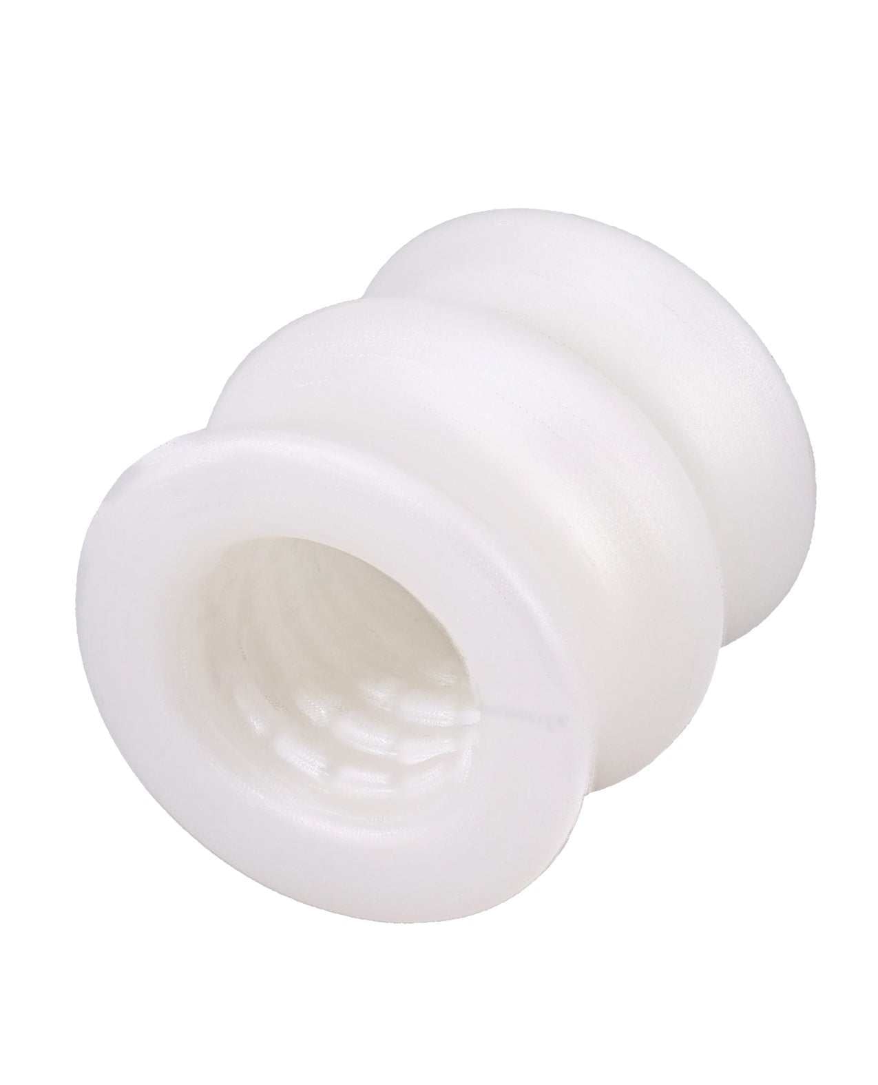 GoodHead Honeymoon Kit soft white stroker with internal massage beads and strawberry chocolate glide bottle