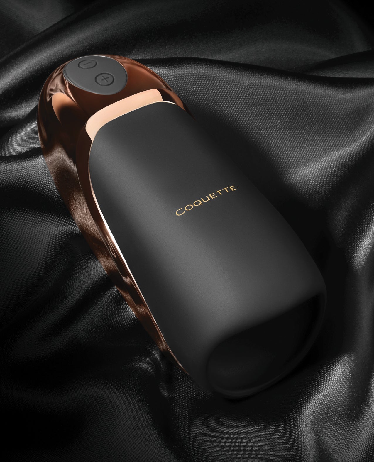 Coquette The Hedonist Stroker - Black/Rose Gold by Masturbators and Strokers