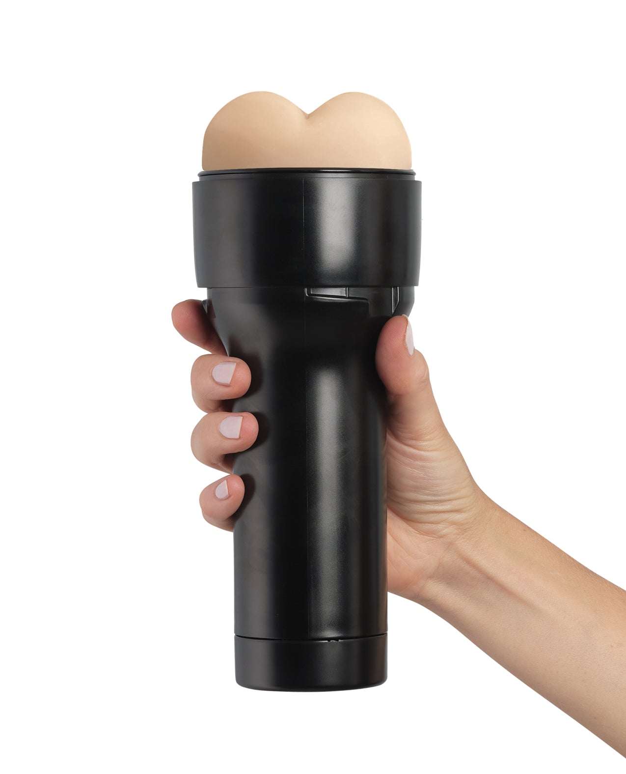 Kiiroo Feel extra tight anal stroker with realistic skin-like material and textured interior, designed for interactive use with Keon device.