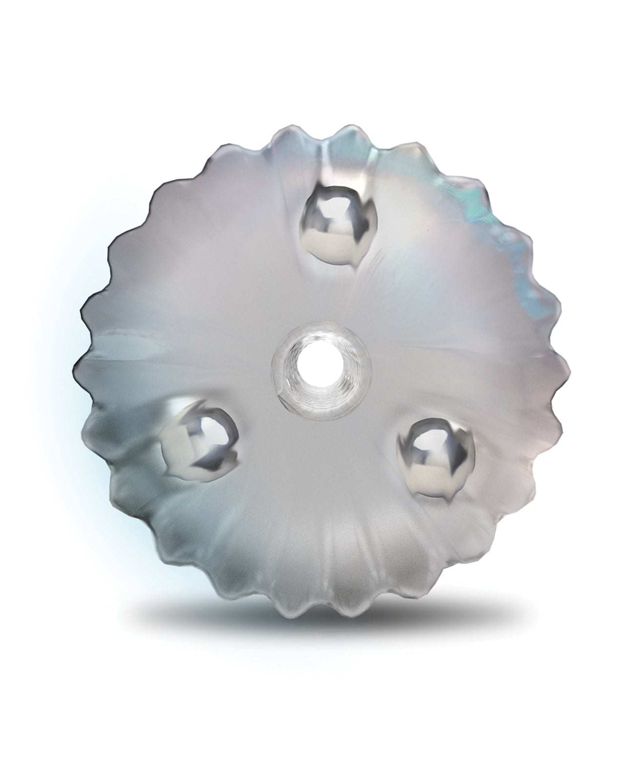 MSTR B8 Balls to the Wall Clear-View Beaded Stroker - Clear by Masturbators and Strokers