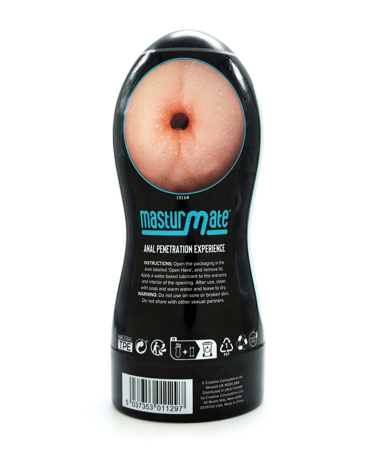 Masturmate Butt Stroker - Cream by Masturbators and Strokers