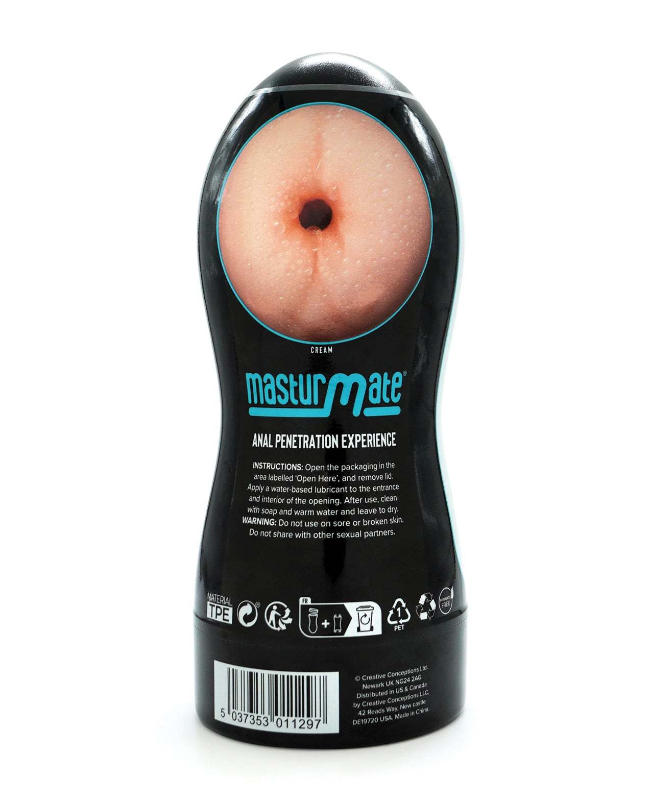 Masturmate Butt Stroker - Cream by Masturbators and Strokers