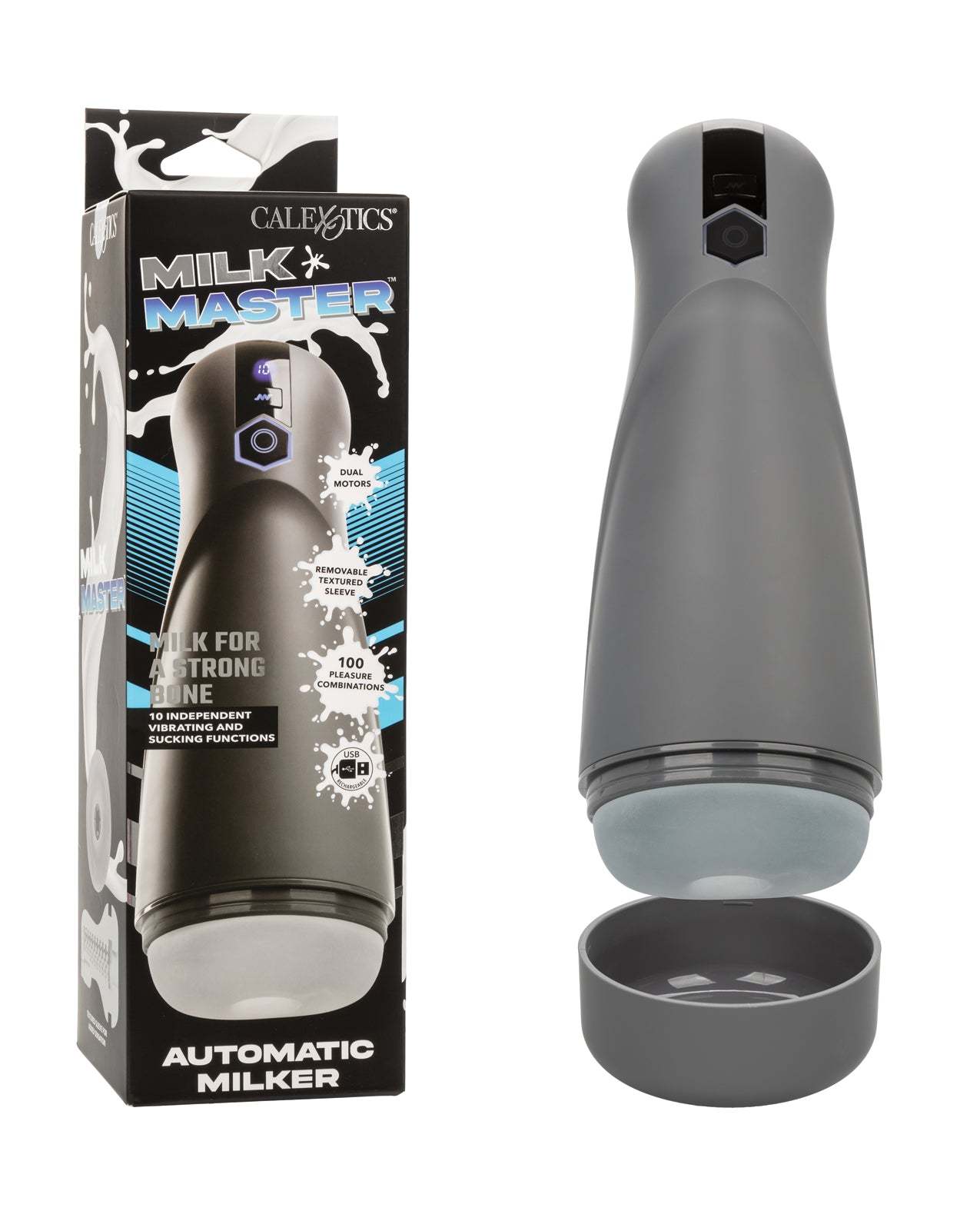 Milk Master Automatic Milker Stroker - Black by Masturbators and Strokers