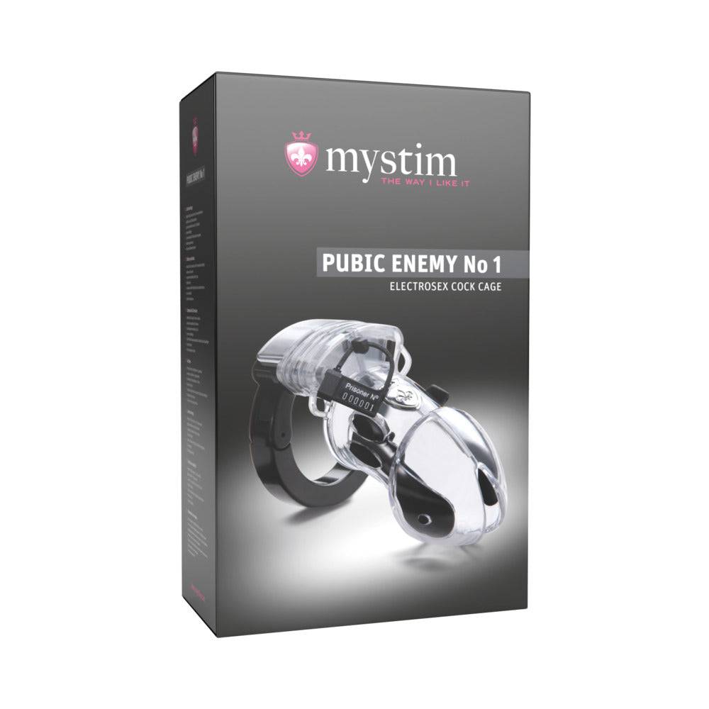 Mystim Pubic Enemy No 1 Electrosex Cock Cage by Bondage & Fetish Toys