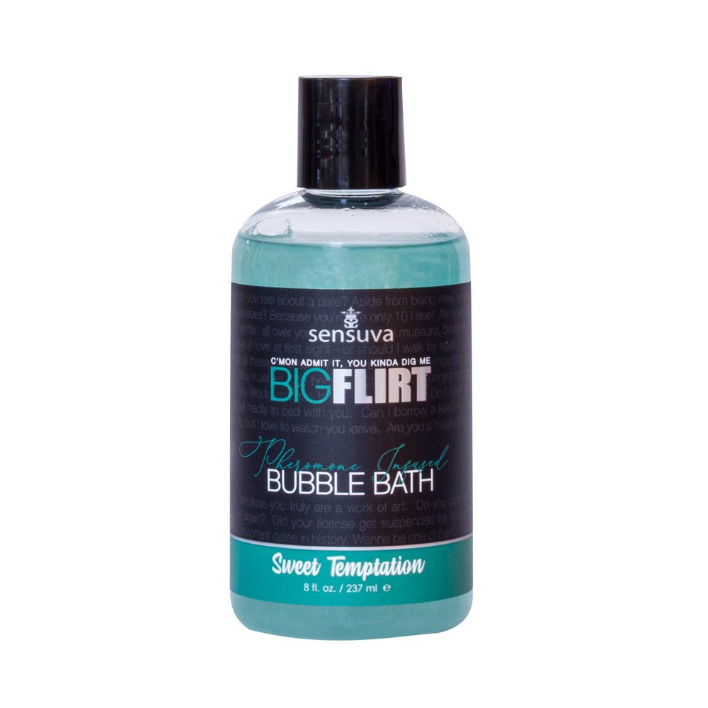 Sensuva Big Flirt Pheromone-Infused Bubble Bath Sweet Temptation 8 oz. by Personal Care