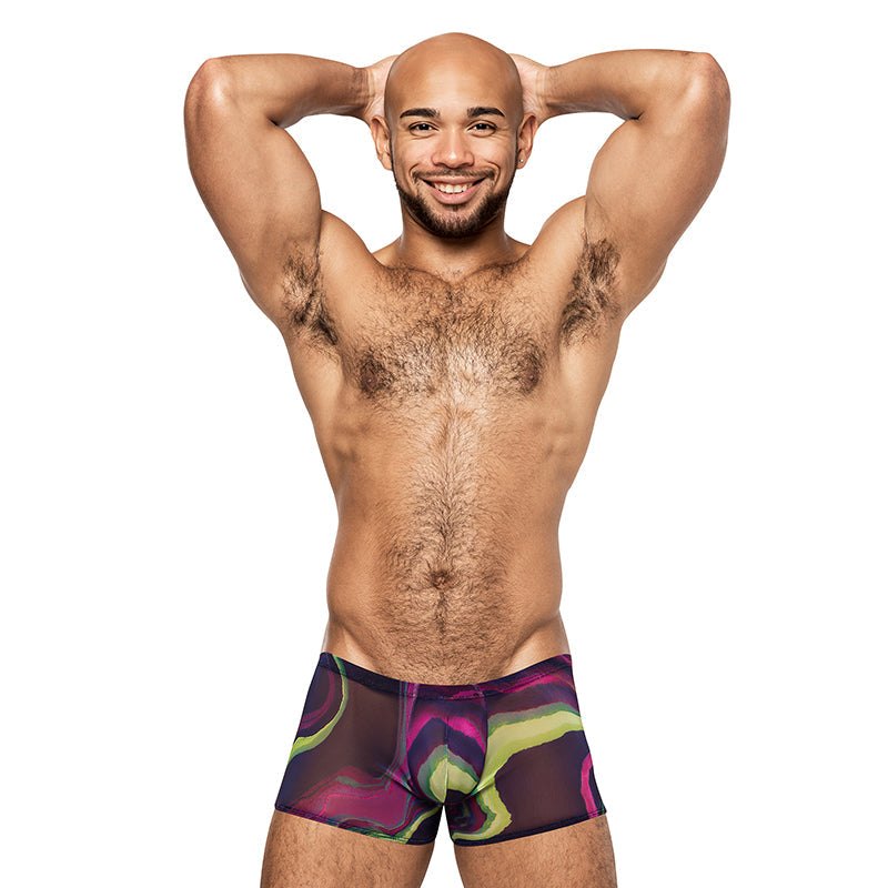 Male Power Galactic Mini Short Print L by Apparel