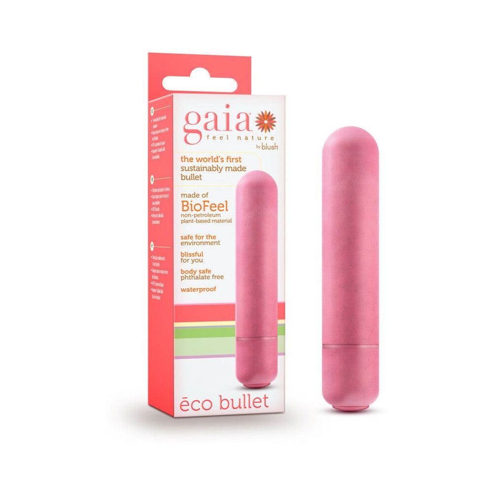 Gaia Eco Bullet Single-Speed Vibrator Coral by Vibrators and Massagers
