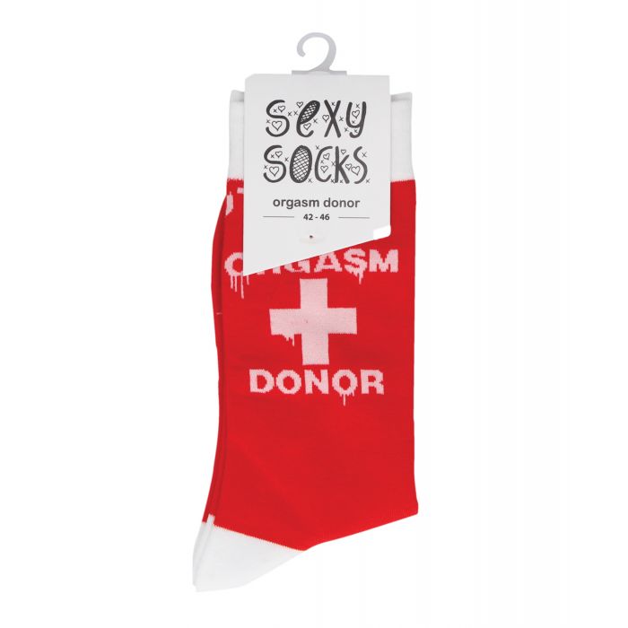 Shots Sexy Socks Orgasm Donor - Male by Apparel