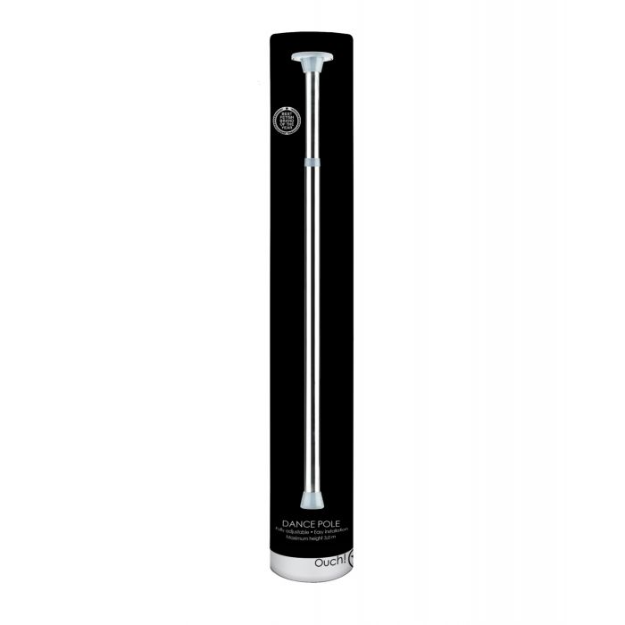 Shots Ouch Dance Pole - Silver by Bondage & Fetish Toys