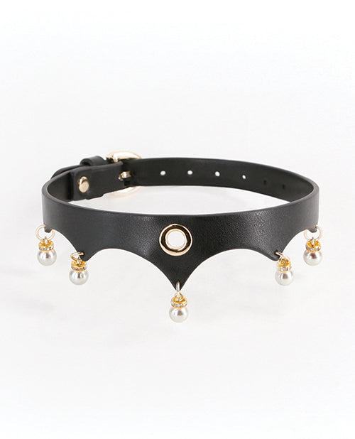 Fetish & Fashion Jezebel Collar - Black by Bondage & Fetish Toys