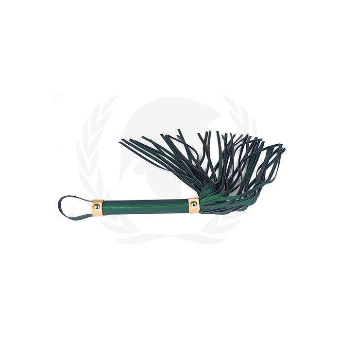 Spartacus PU Whip - Green by Bondage & Fetish Toys