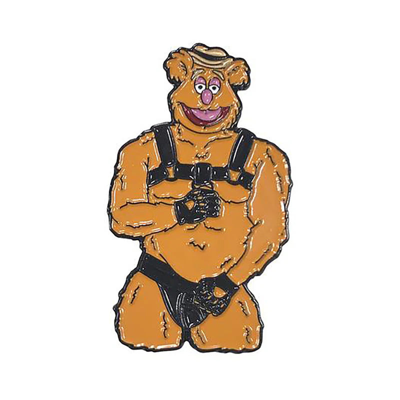 Geeky & Kinky The Bear Enamel Pin by Games, Novelties, & Party Supplies