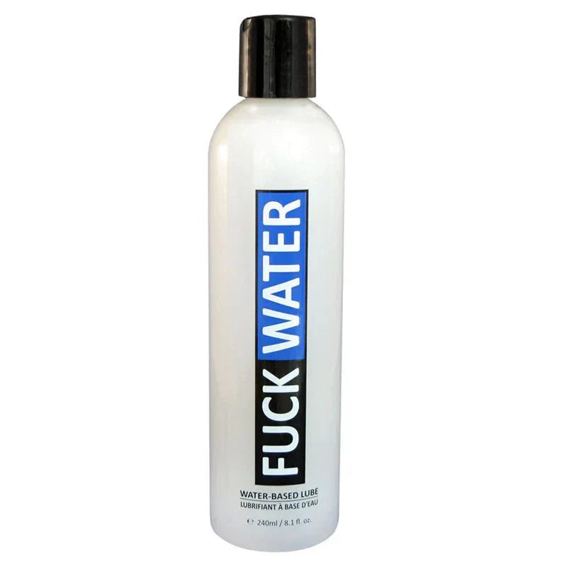 Fuck Water Original H2O 8oz bottle water-based lubricant with glycerin-free, silicone-enhanced formula for smooth, long-lasting intimacy