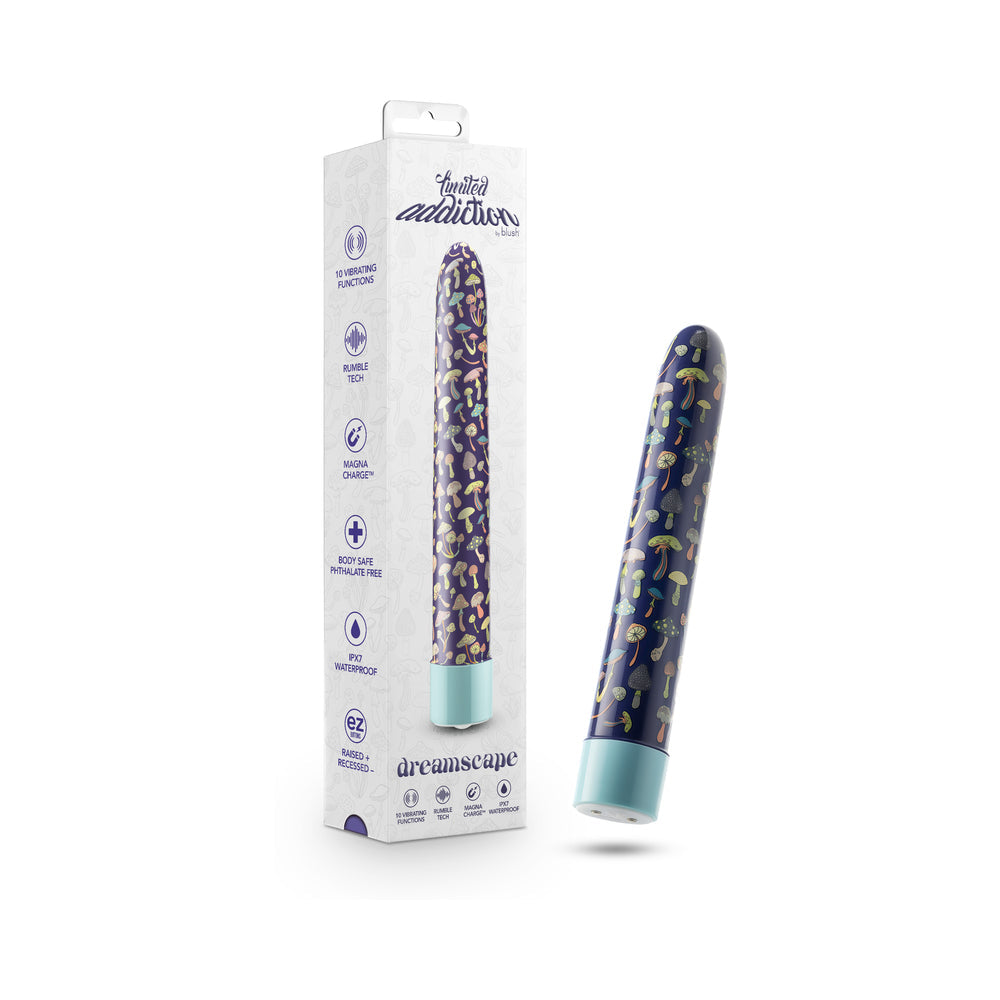 Limited Addiction Dreamscape Rechargeable 7 in. Vibrator Blue by Vibrators and Massagers