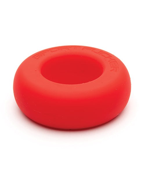 Red silicone Sport Fucker Muscle Ring performance training accessory for athletes