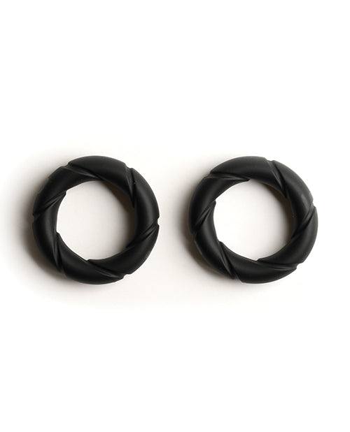 Sport Fucker Ready Rings durable black silicone sport training and exercise rings set