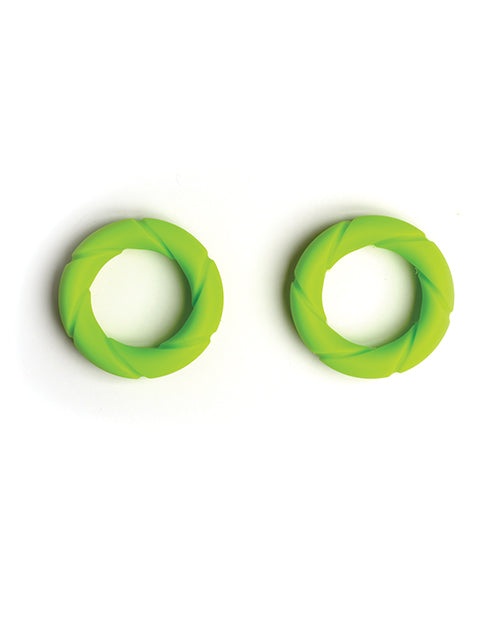 Sport Fucker Ready Rings durable green silicone rings for sport training and exercise