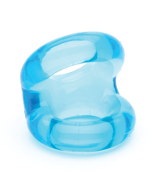 NO ETA Sport Fucker Trainer Ring in ice blue, flexible TPR cock and ball stretcher for enhanced pleasure and support