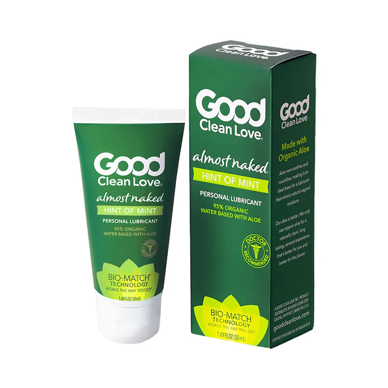 Good Clean Love Almost Naked Hint of Mint Personal Lubricant 1.69 oz. by Lubricants, Creams & Glides