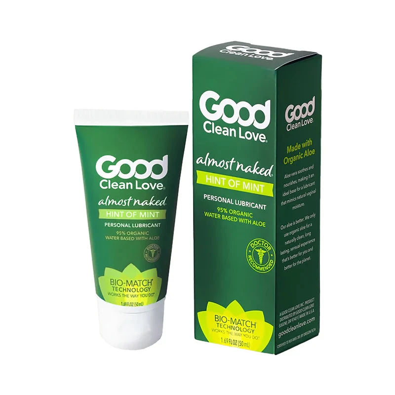 Good Clean Love Almost Naked Hint of Mint Personal Lubricant 1.69 oz. by Lubricants, Creams & Glides
