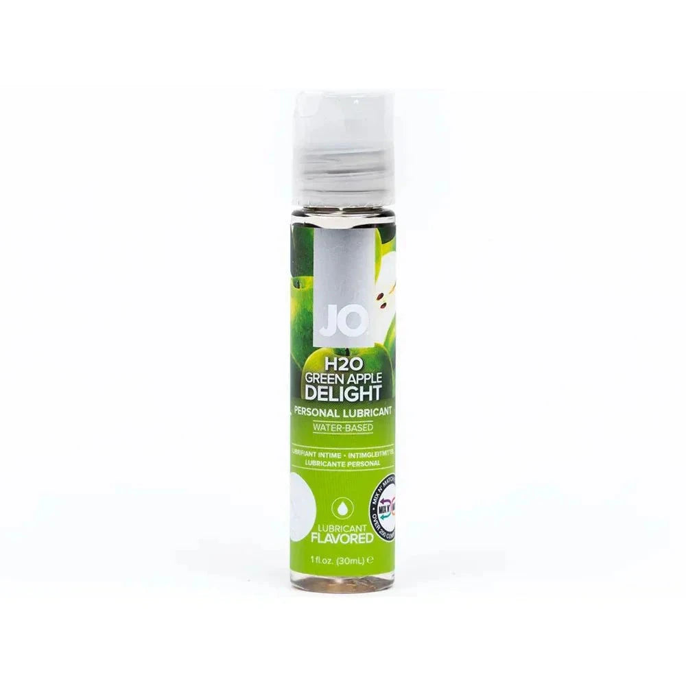 JO H2O Green Apple Delight Flavored Water-Based Lubricant 1 oz. by Lubricants, Creams & Glides