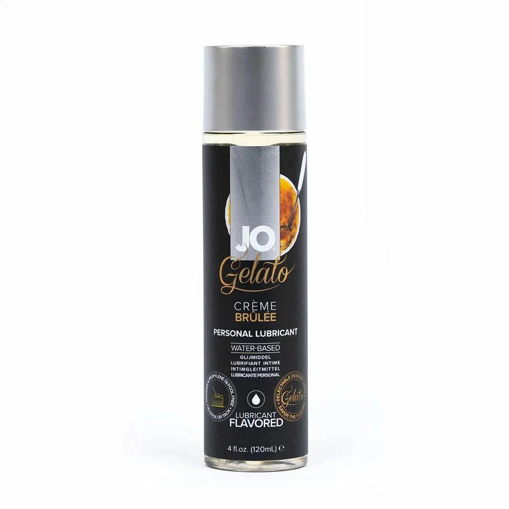 JO Gelato Creme Brulee Flavored Water-Based Lubricant 4 oz. by Lubricants, Creams & Glides
