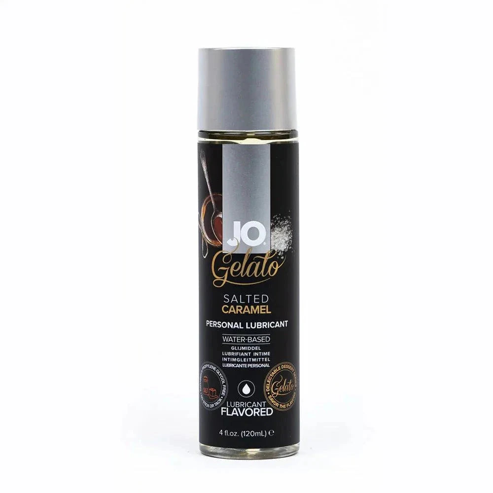 JO Gelato Salted Caramel Flavored Water-Based Lubricant 4 oz. by Lubricants, Creams & Glides