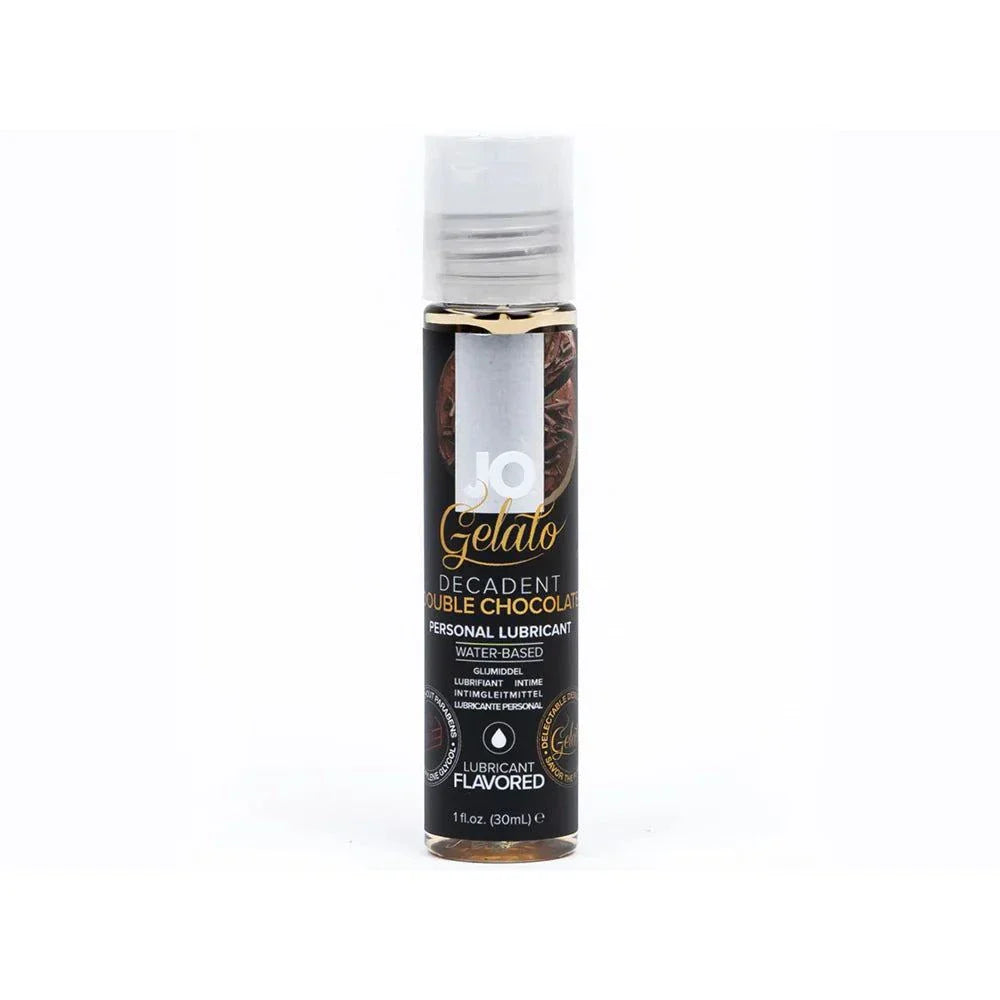 JO Gelato Decadent Double Chocolate flavored water-based personal lubricant 1 oz bottle