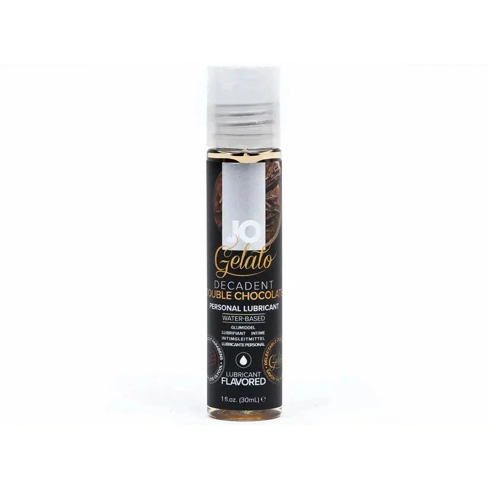 JO Gelato Decadent Double Chocolate Flavored Water-Based Lubricant 1 oz. by Lubricants, Creams & Glides