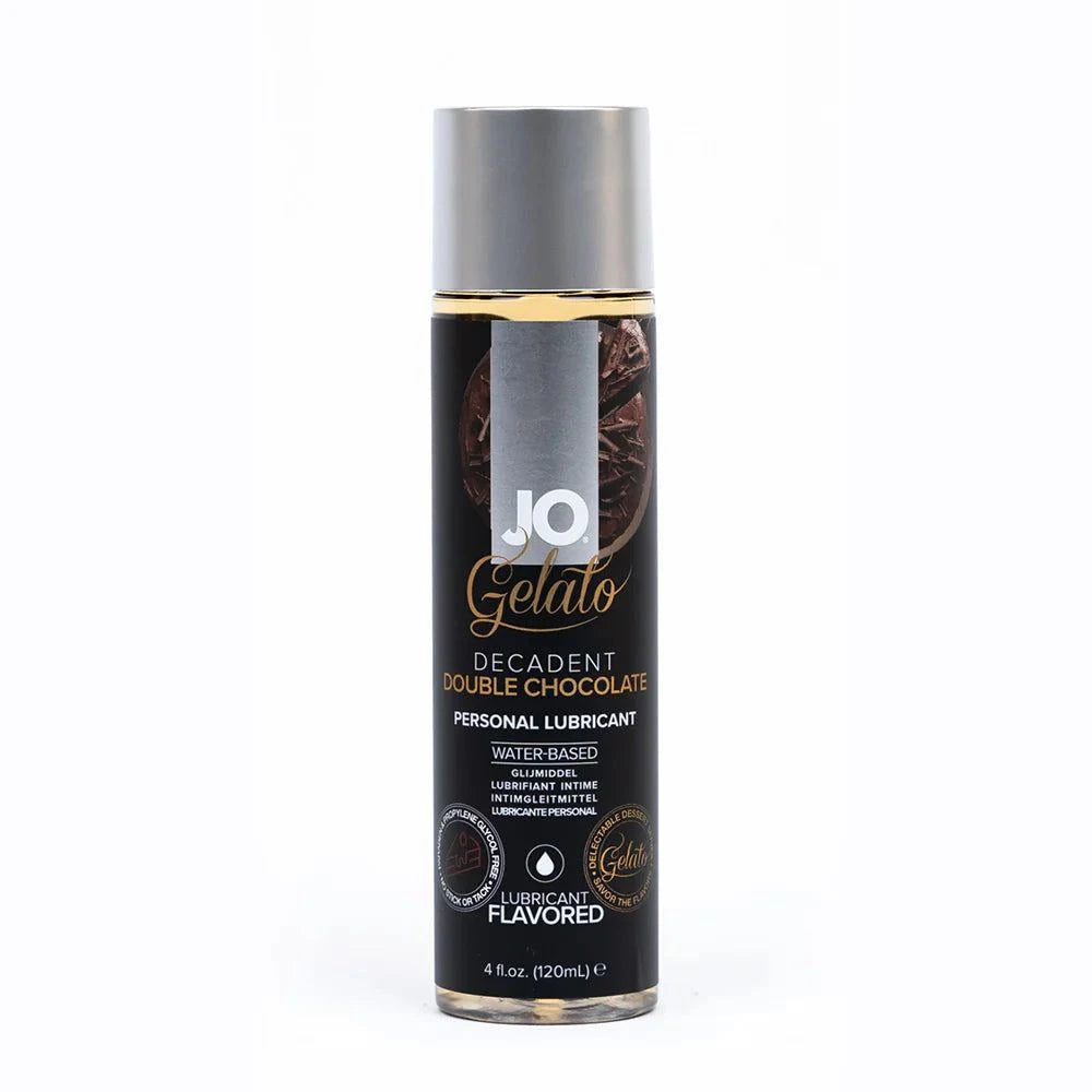 JO Gelato Decadent Double Chocolate Flavored Water-Based Lubricant 4 oz. by Lubricants, Creams & Glides