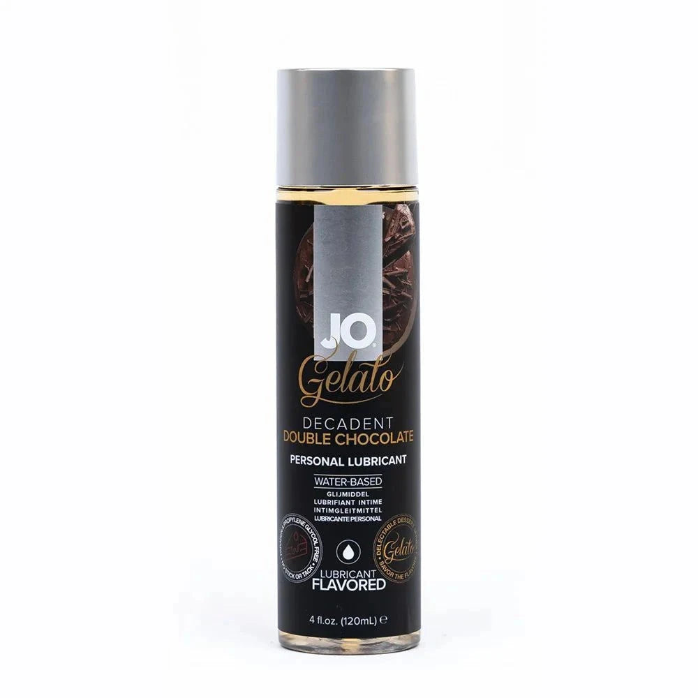 JO Gelato Decadent Double Chocolate Flavored Water-Based Lubricant 4 oz. by Lubricants, Creams & Glides