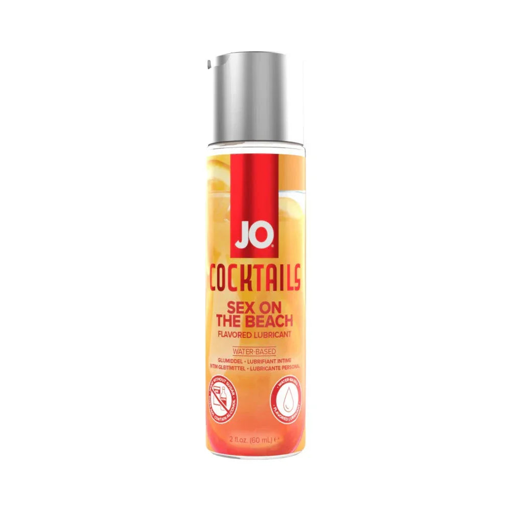 JO Cocktails Sex on the Beach flavored water-based lubricant 2 oz bottle with peach and orange scent