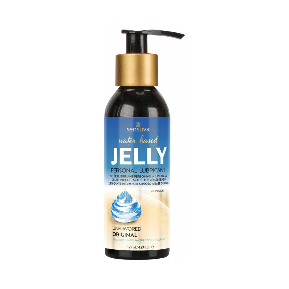 Sensuva Jelly Water-Based Personal Lubricant 4 oz. Bottle by Lubricants, Creams & Glides